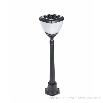 Outdoor Detachable Pole Post Smart Work Garden LED Waterproof Solar Light